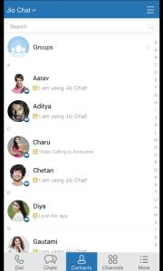 Reliance Jio Chat